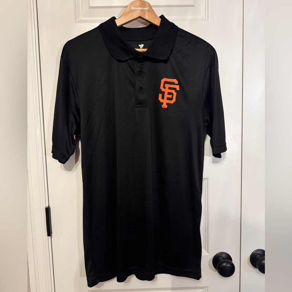 Fanatics Mens Black Short Sleeve Tee SF Giants Crewneck Size M